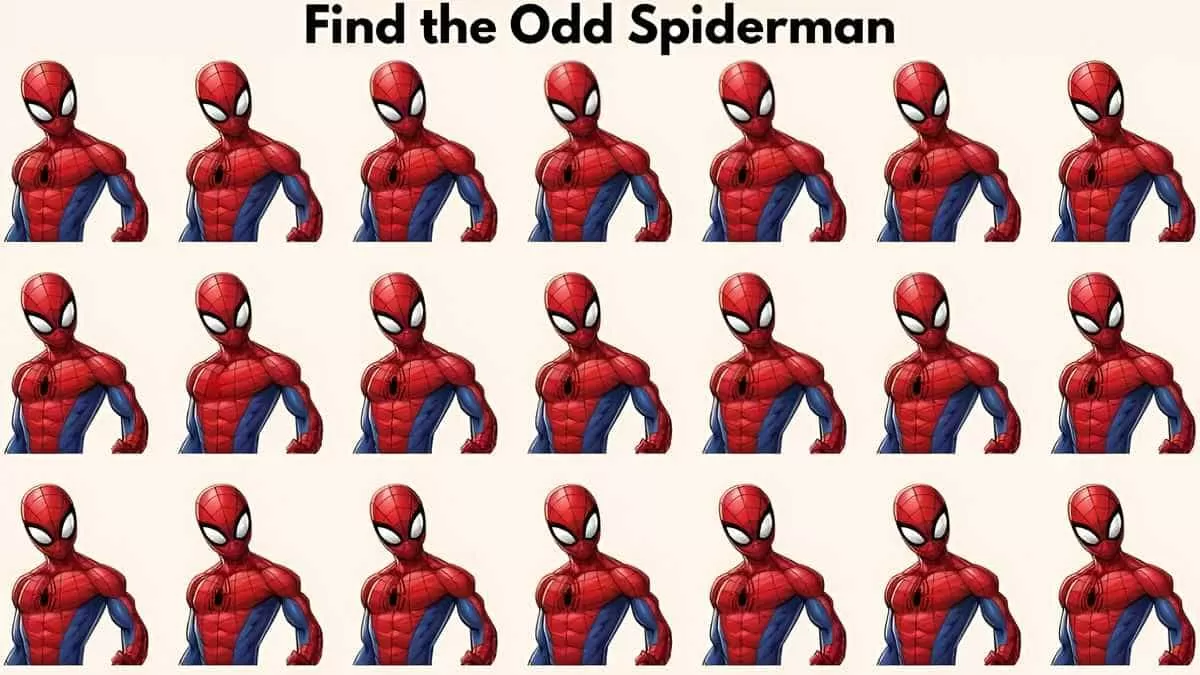 Find the odd Spiderman
