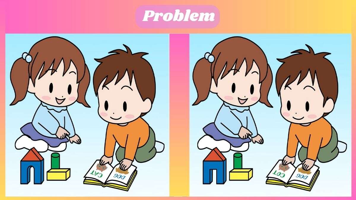 Spot 3 Differences In Children's Learning Scene In 33 Seconds