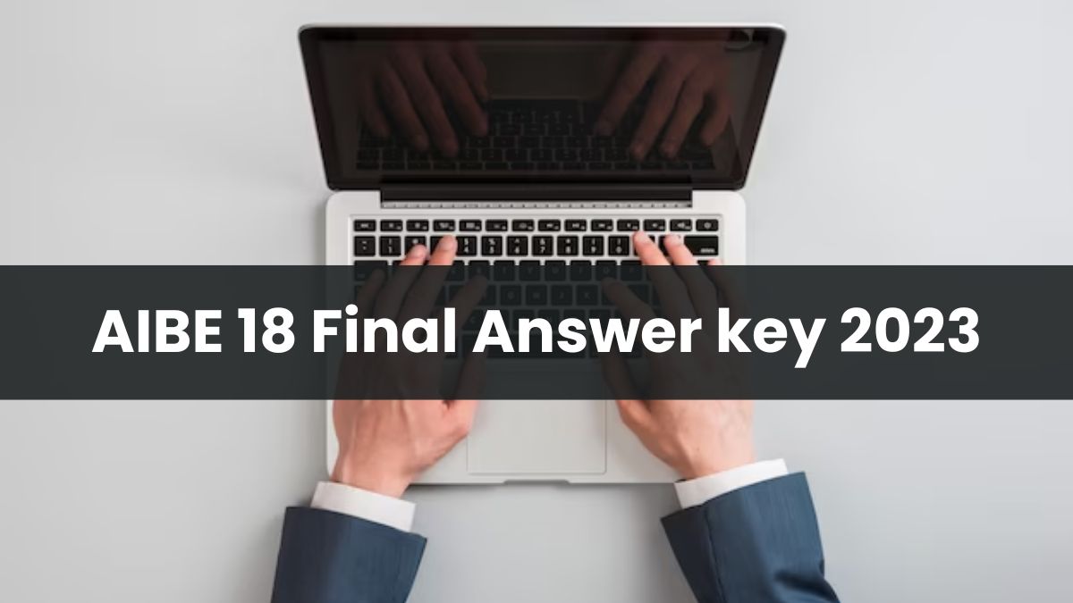 AIBE 18 Final Answer Key 2023 