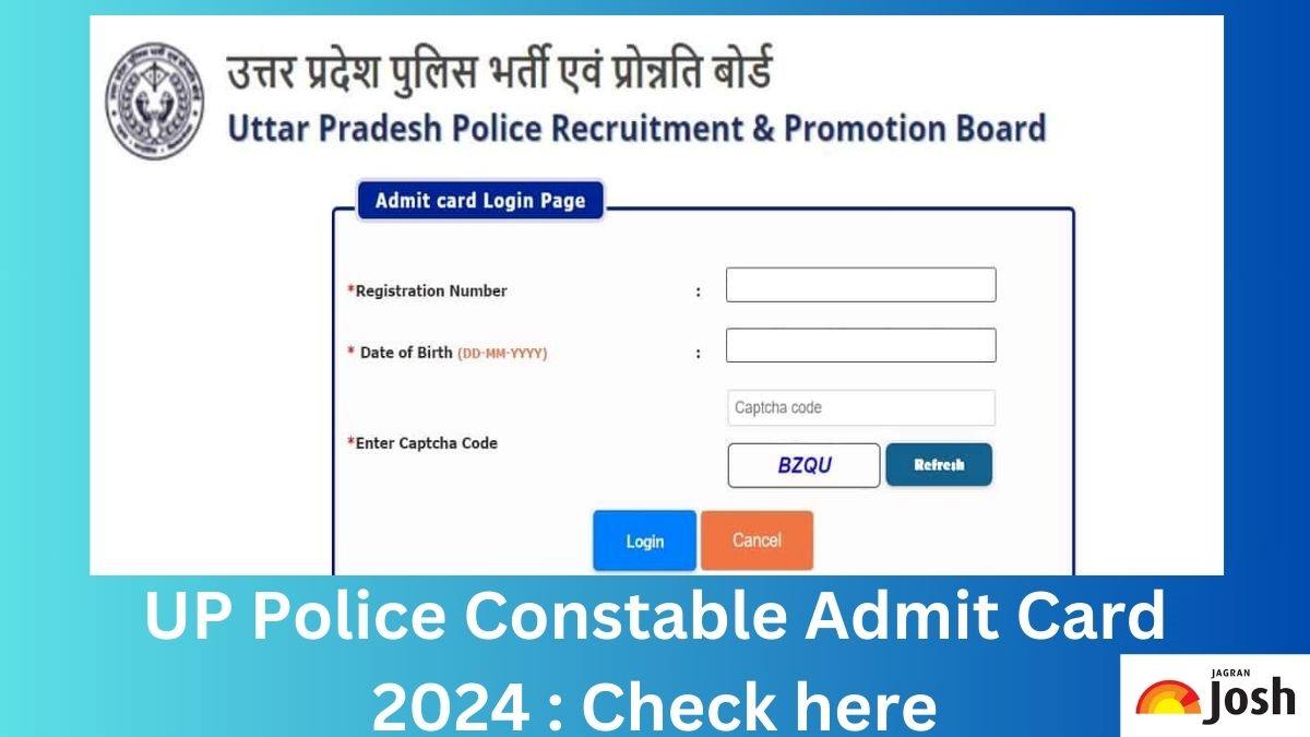 UPPRPB Constable 2024 Admit Card LIVE Updates: Direct Link To Download ...