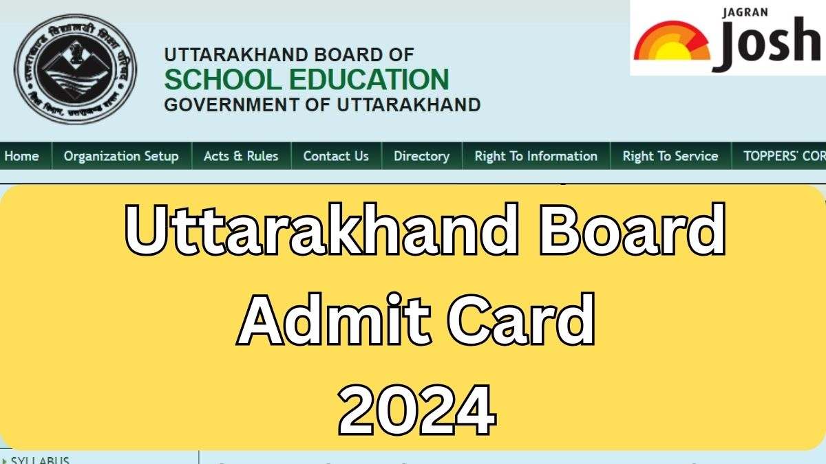 Uttarakhand (UK) Board Admit Card 2024: Release Date and Other Details