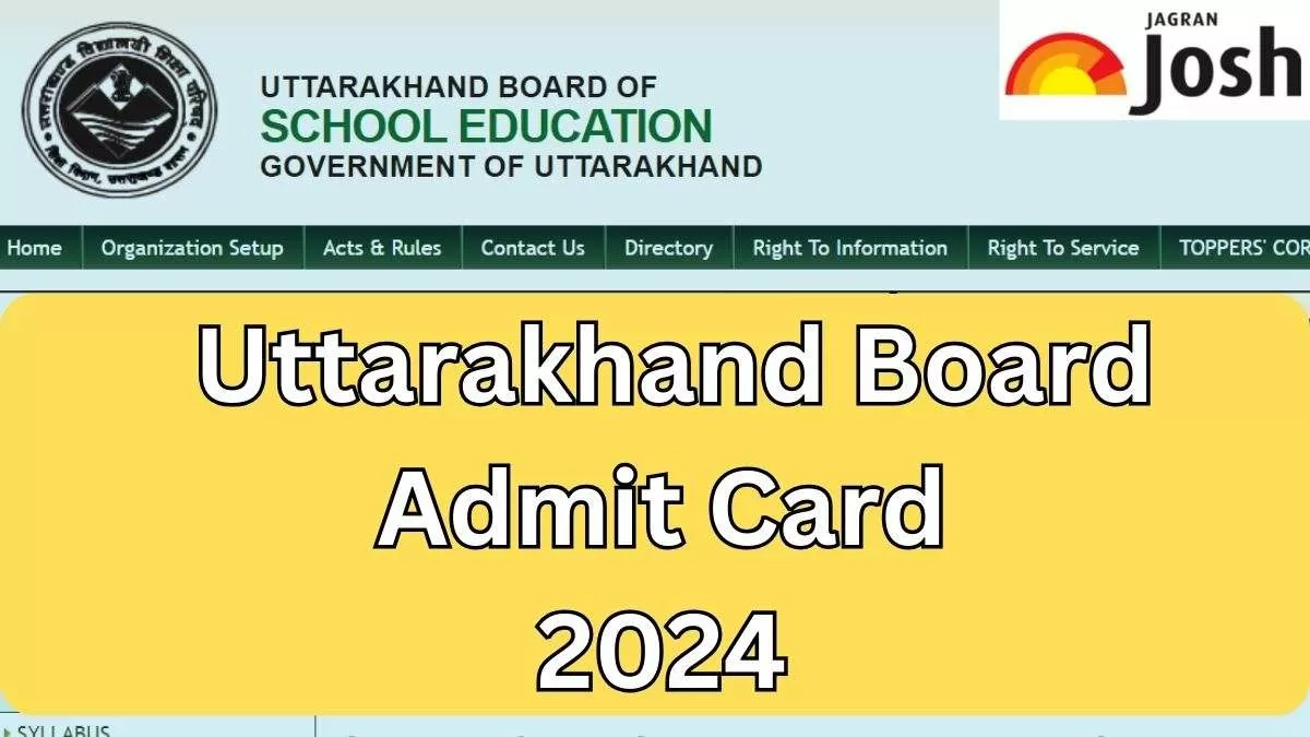 Get here all details related to the Uttarakhand Board admit card 2024.
