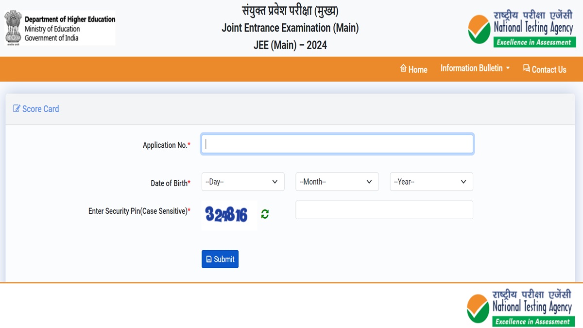 Jee Mains Result For Session Released At Jeemain Nta Ac In Get