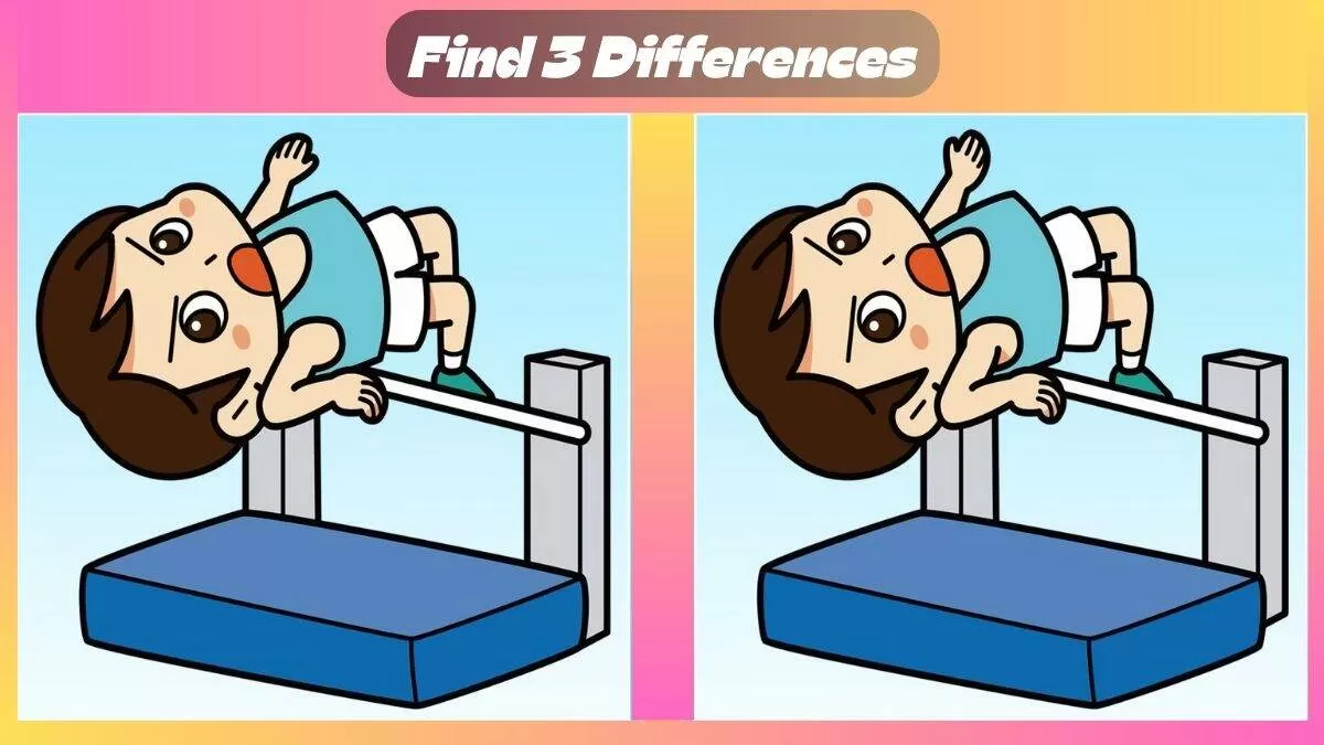 Find 3 Differences In 34 Seconds In This High Jump Scene