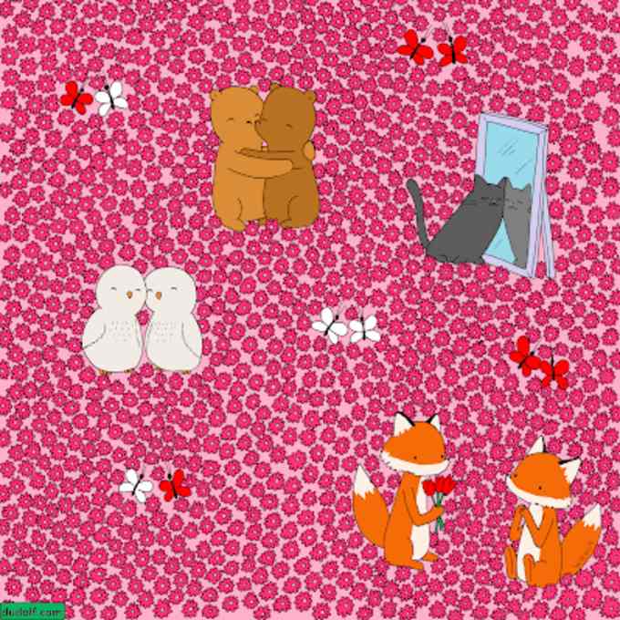 do you see a heart hidden here