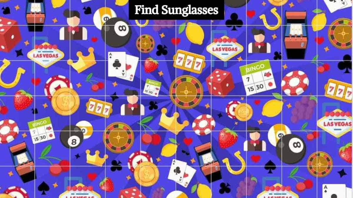 Find hidden sunglasses