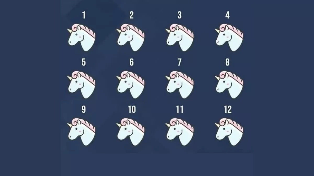 Spot The Odd Unicorn.