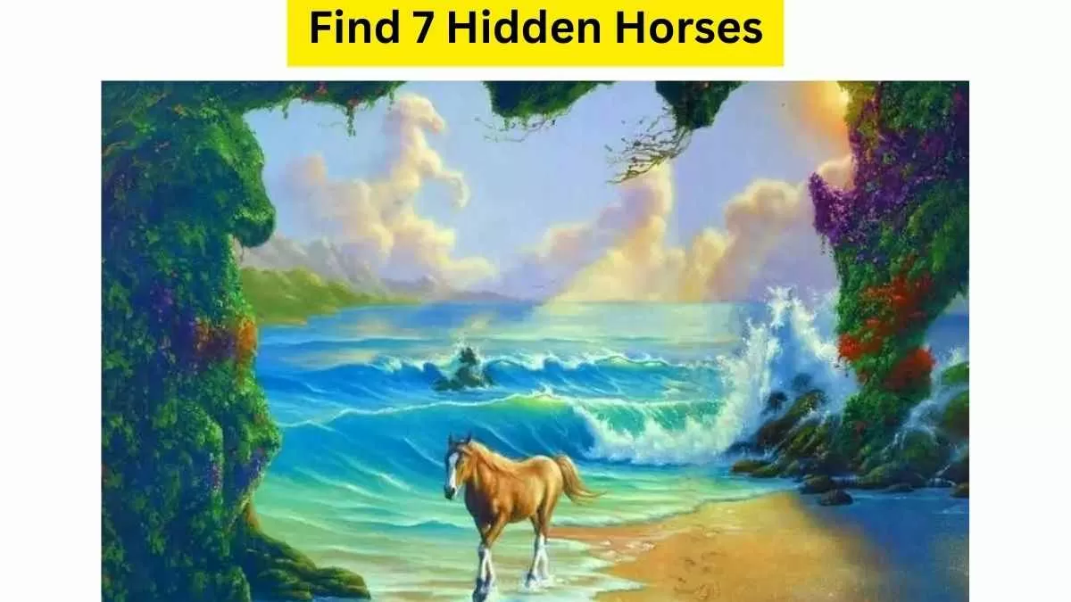 Spot All 7 Horses In Less Than 10 Seconds!