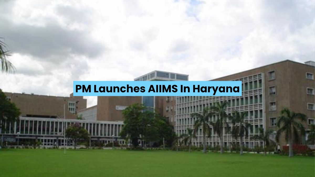PM Modi Lays Foundation Stone Of AIIMS Rewari