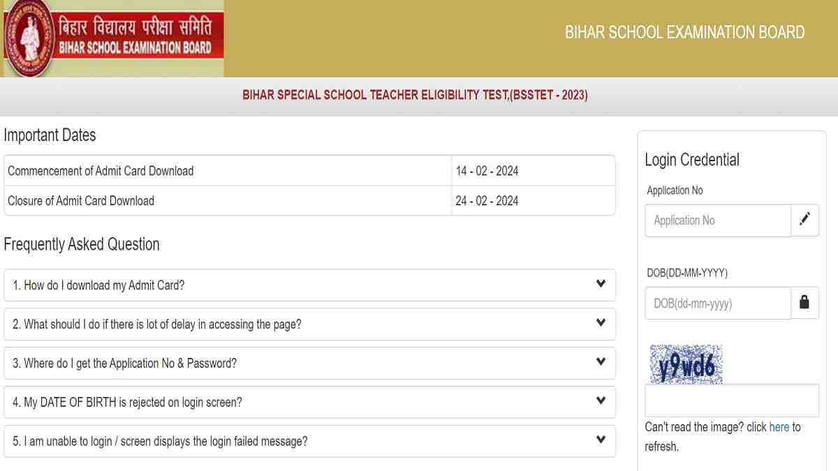 BSSTET Admit Card 2024 Out at results.biharboardonline.com, Direct Link to Hall Ticket, Check Exam Date