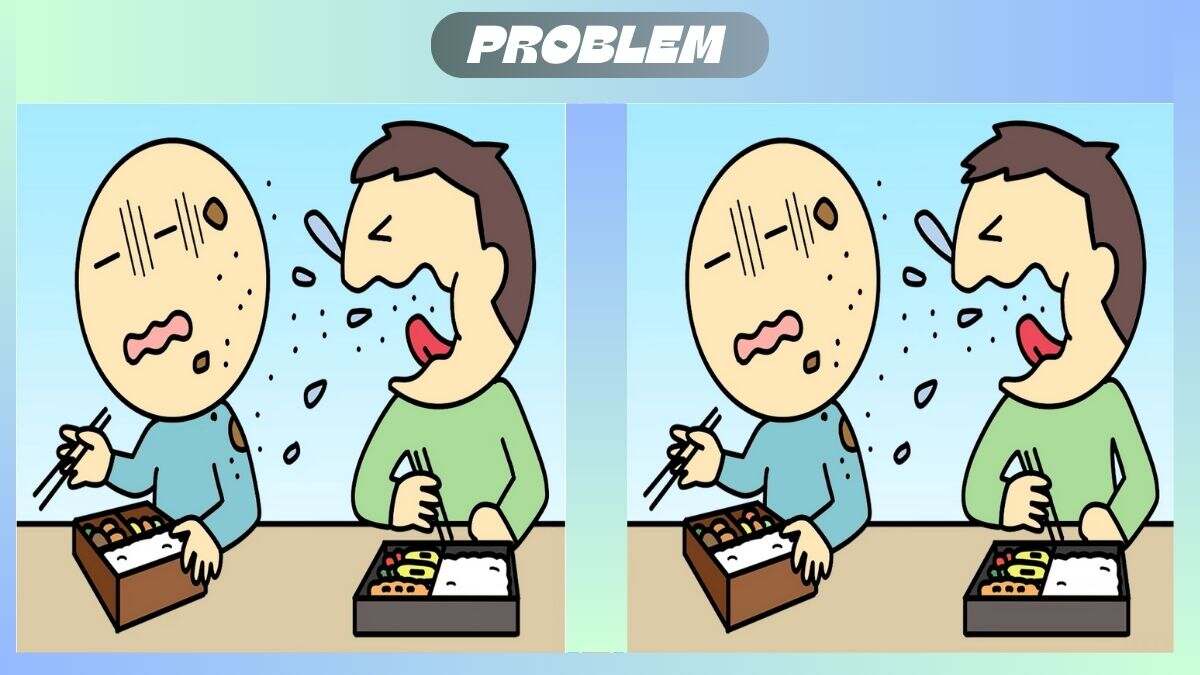 Find 3 Differences In 24 Seconds In This Bad Eating Habits Picture