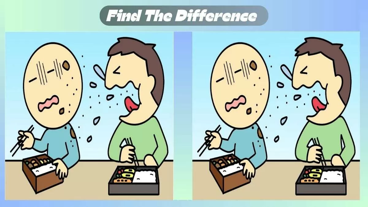 Find 3 Differences In 24 Seconds In This Bad Eating Habits Picture