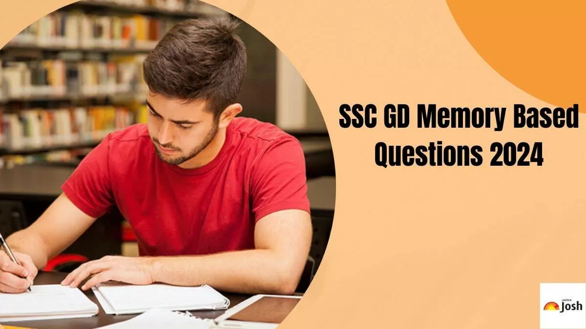 Check out memory based questions asked in SSC GD Constable 2024 exam.