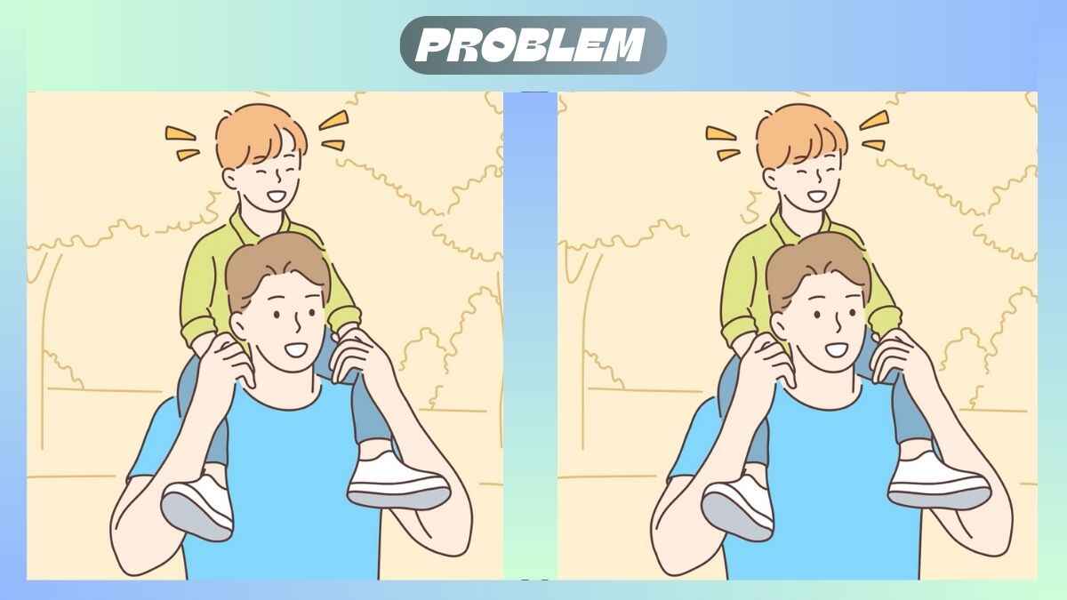 Find 3 Differences In 25 Seconds In Father Son Bonding Picture