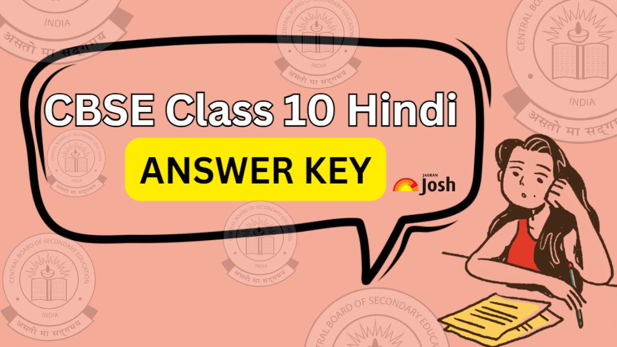 CBSE Class 10 Hindi Answer Key 2024 and Question Paper Download PDF SET