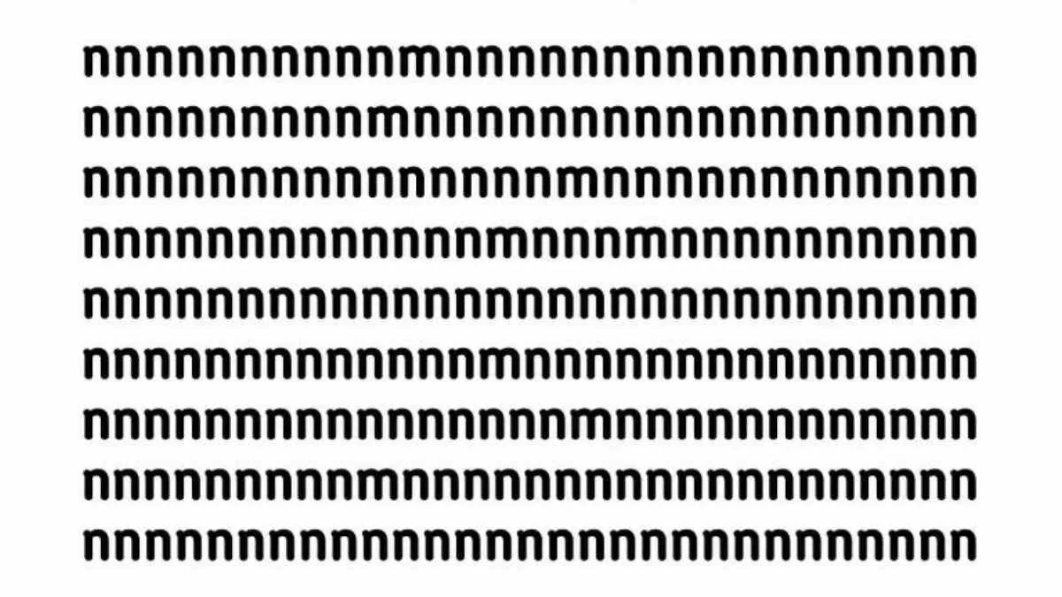 Spot The Odd Letter!