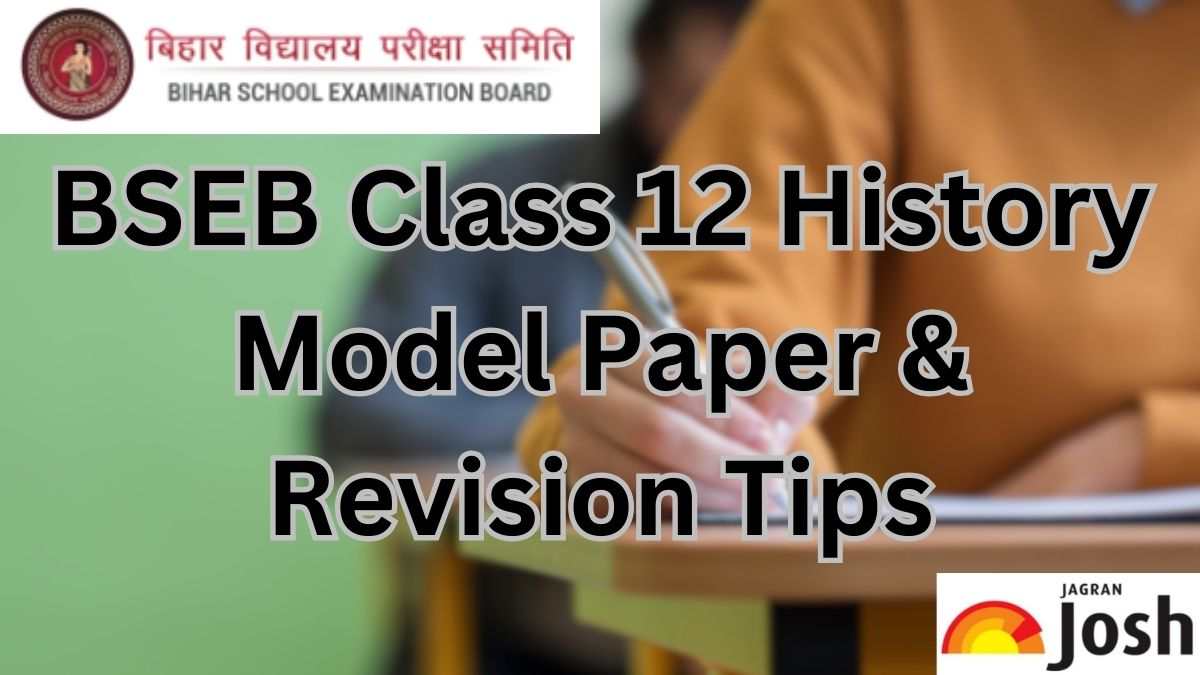 Bihar Board 12th History Model Paper 2024 PDF And Last Minute Revision Tips