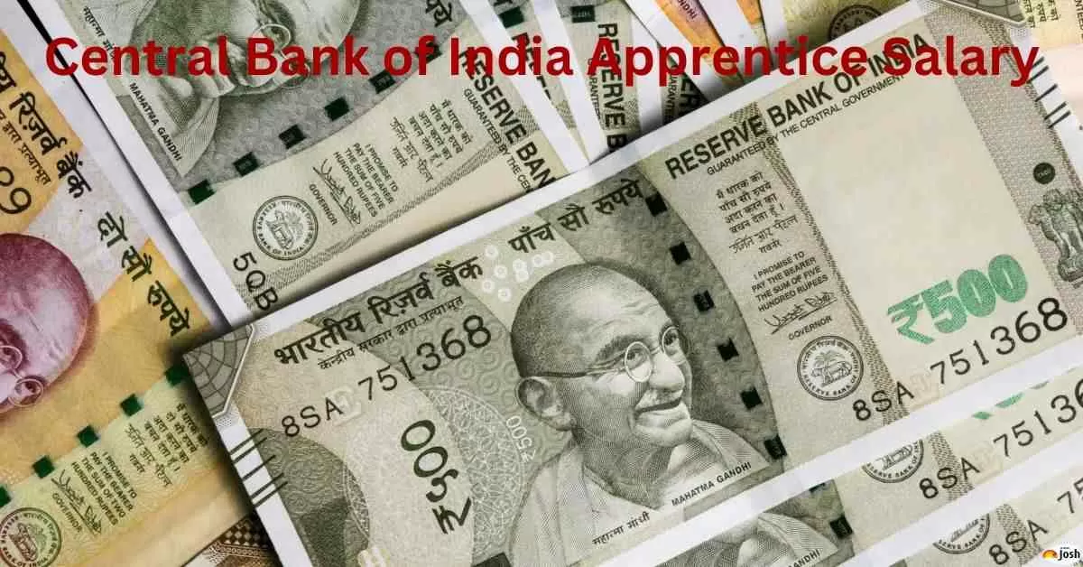Central Bank of India Apprenticeship Salary