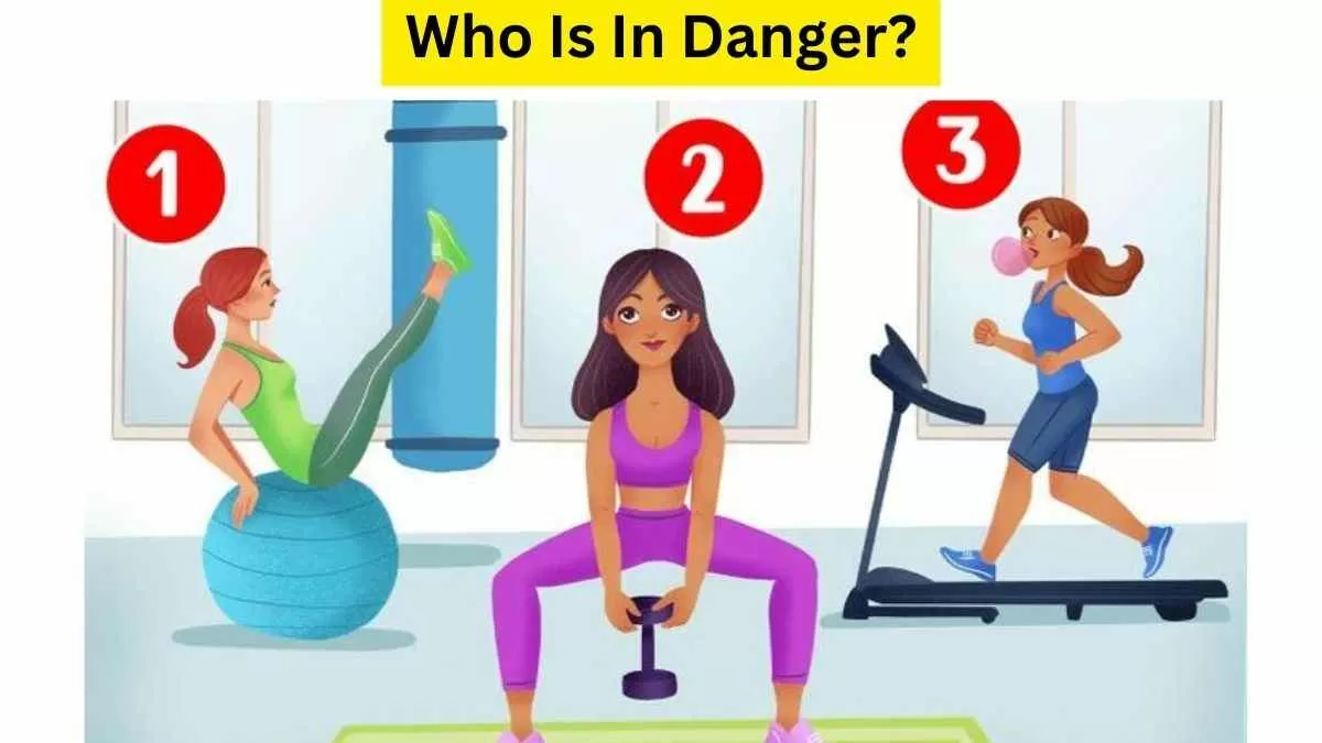 Spot The Girl In Danger!