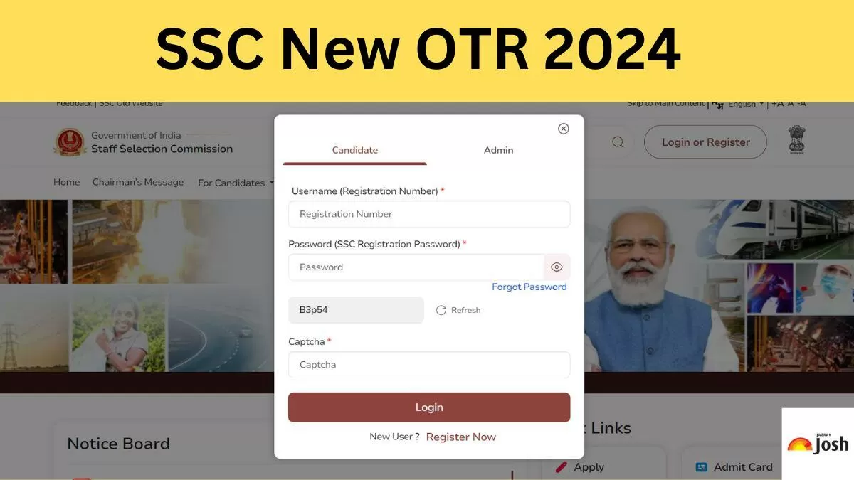 Ssc One Time Registration Otr 2024 Registration On New Website