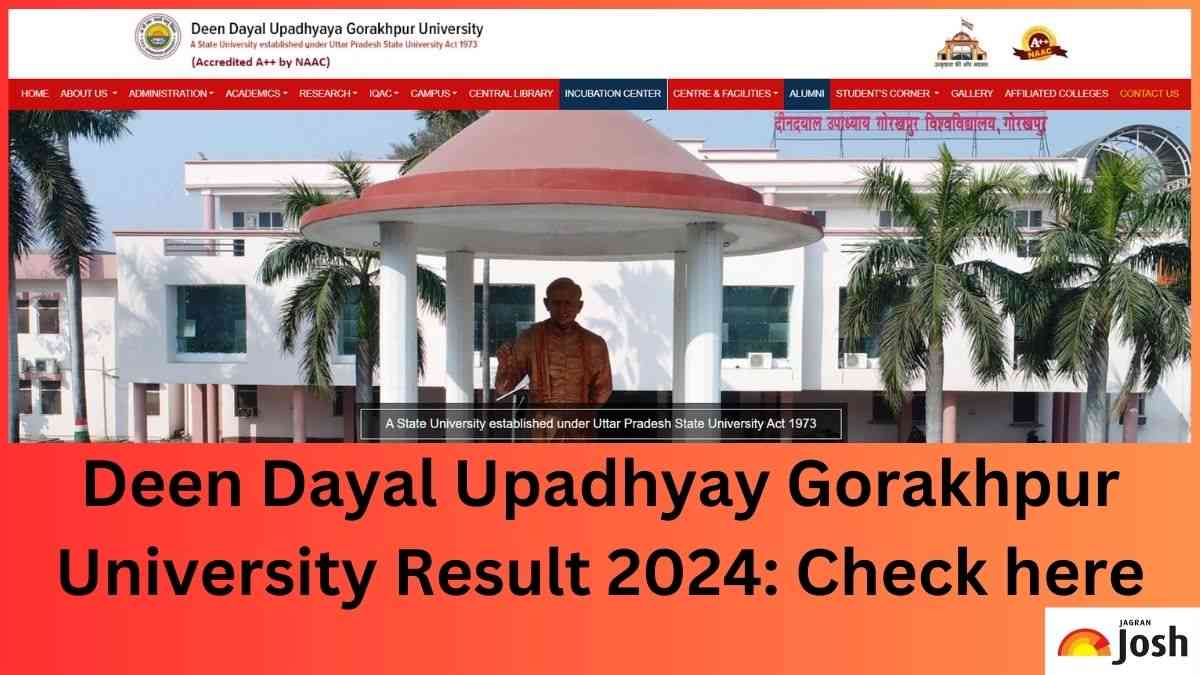 DDU Result 2024 OUT At Ddugu.ac.in; Download UG And PG Semester ...