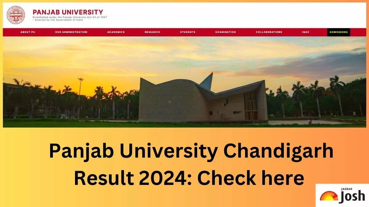 PU Result 2024 OUT at puchd.ac.in; Download Panjab University UG and PG