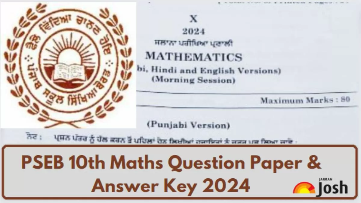 class 10 maths basic board paper 2024 answer key