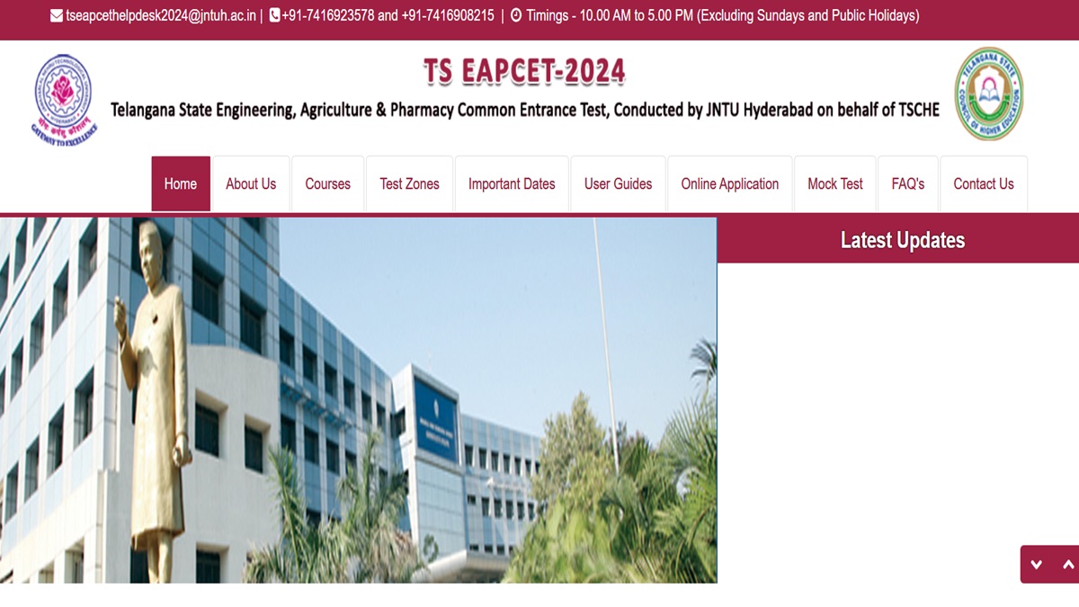 TS EAMCET 2024 Registration Begin Today At eamcet.tsche.ac.in, Get