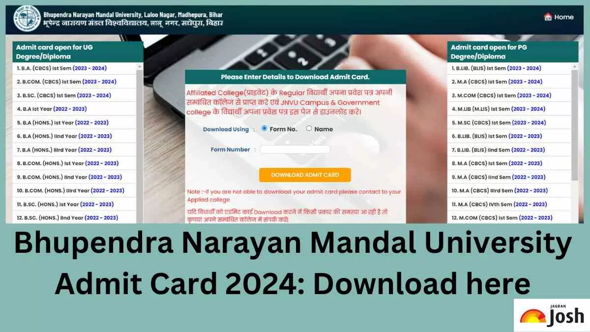 Get the direct link to download BNMU Admit Card 2024 PDF here.