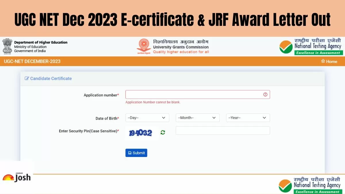 Check all the details about UGC NET E-Certificate for December 2023 session.