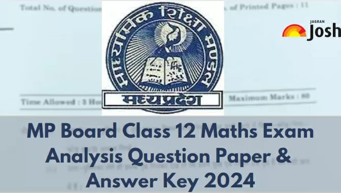 class 12 mp board maths paper 2024 answer key