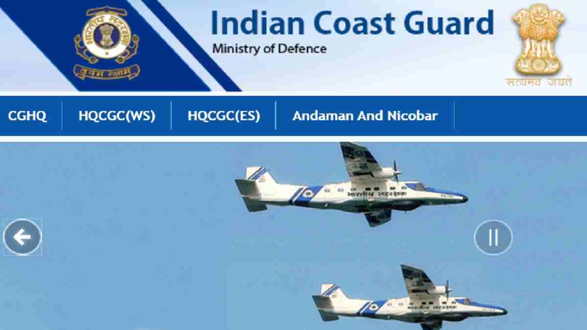 Indian Coast Guard Registration 2024 Online Application Date Extended