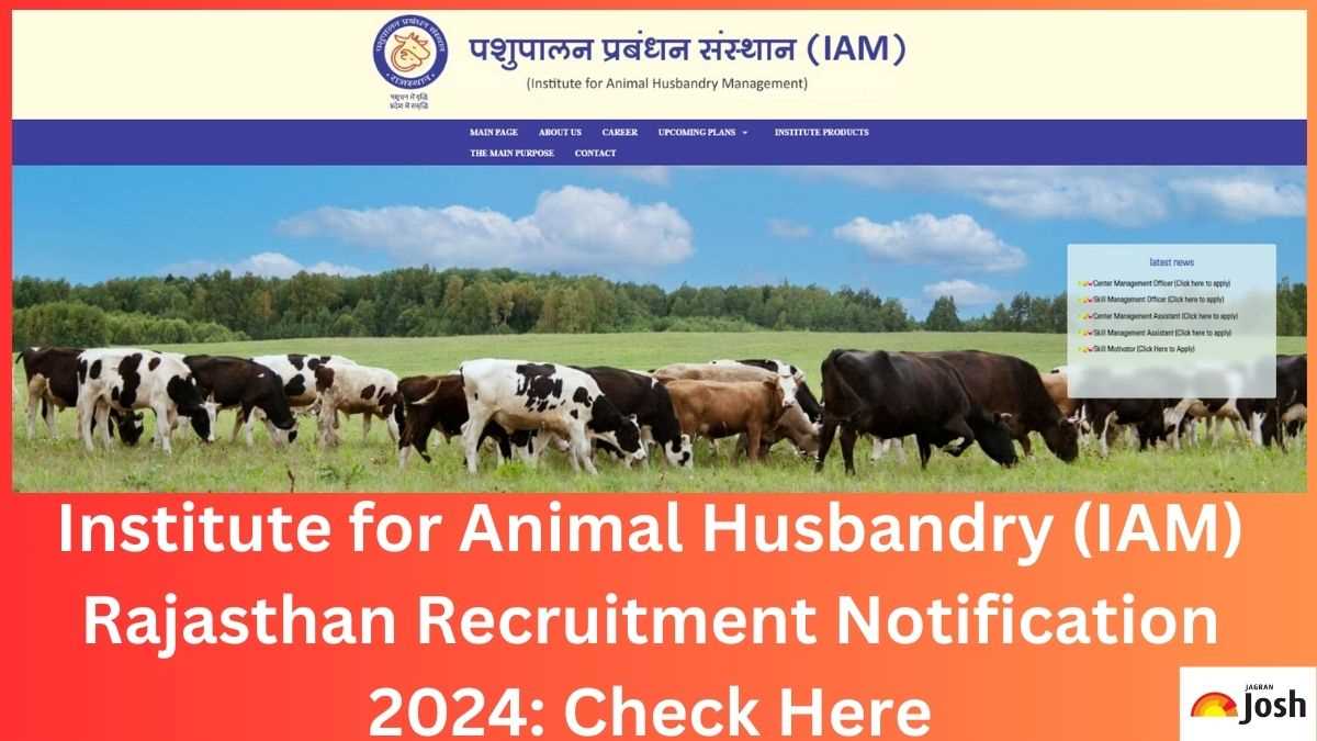 IAM Rajasthan Recruitment 2024; Download Notification for 3090 Center Management Assistant And Other Posts, Check Eligibility