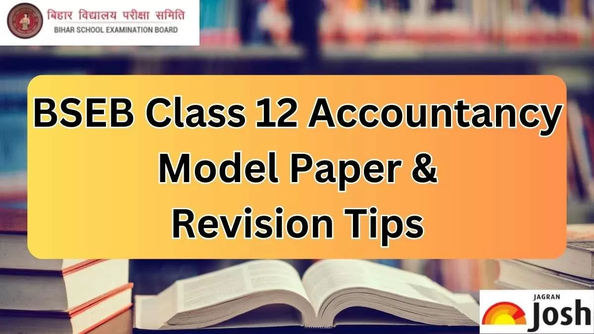 Bihar Board 12th Accountancy Model Paper 2024 PDF And Last Minute ...