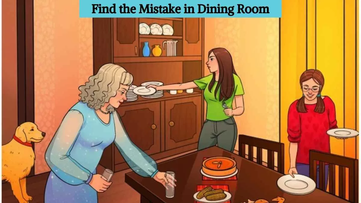 Find the mistake in the dining room