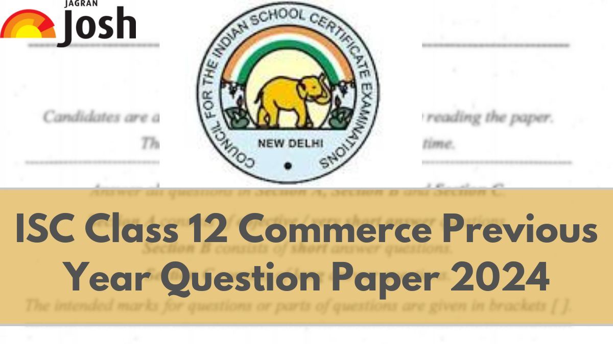 ISC Commerce Previous Year Question Paper Class 12 with solutions PDF ...