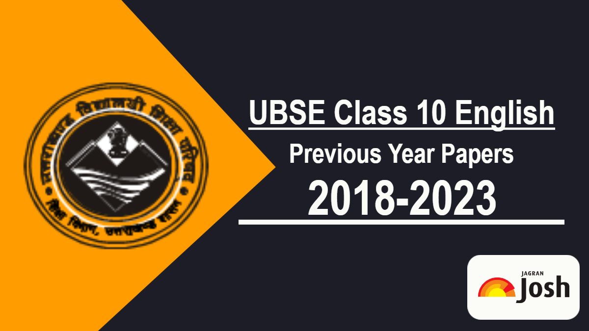 UBSE English Class 10 Previous Year Question Papers with Solutions PDF Download