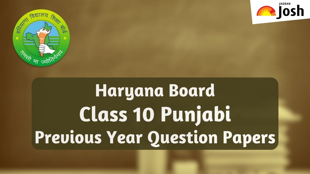 HBSE Class 10 Punjabi Previous Year Question Papers with Solutions PDF ...