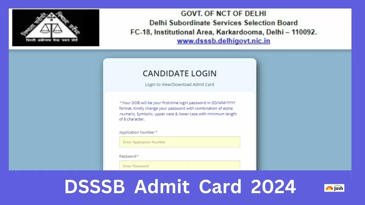 डीएसएसएसबी एडमिट कार्ड 2024 डाउनलोड करने के चरण इस लेख में देख सकते हैं।