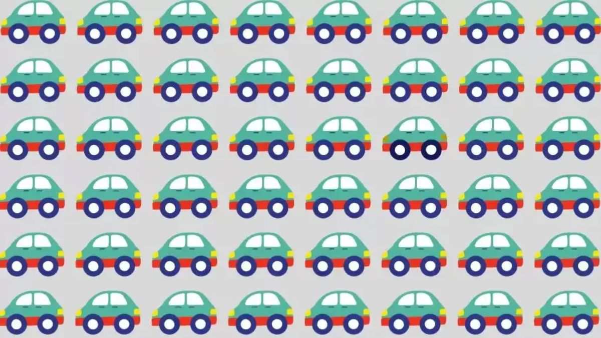 Only 1% with high IQ can spot the odd car in less than 15 seconds!