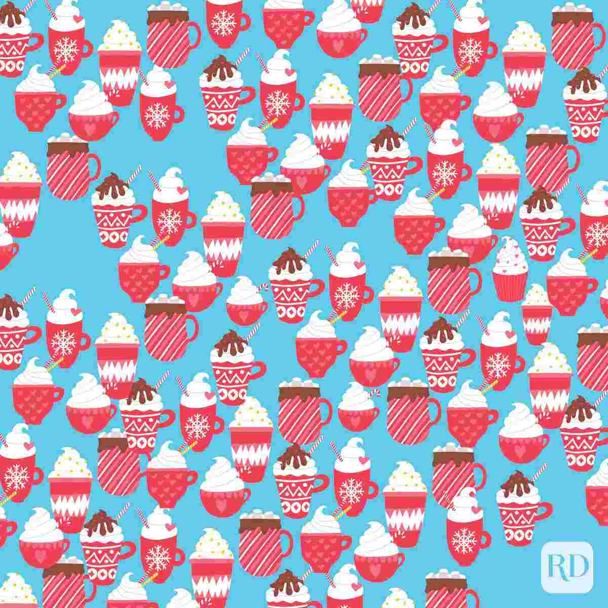 where is the cupcake in the picture