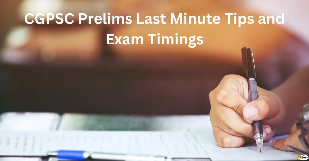 CGPSC Last Minute Tips and Last Minute Tips