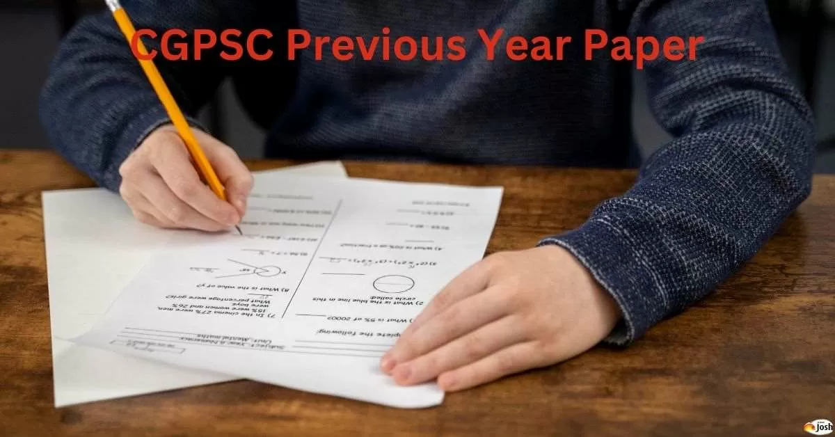 CGPSC Previous Year Question Paper: PDF Download