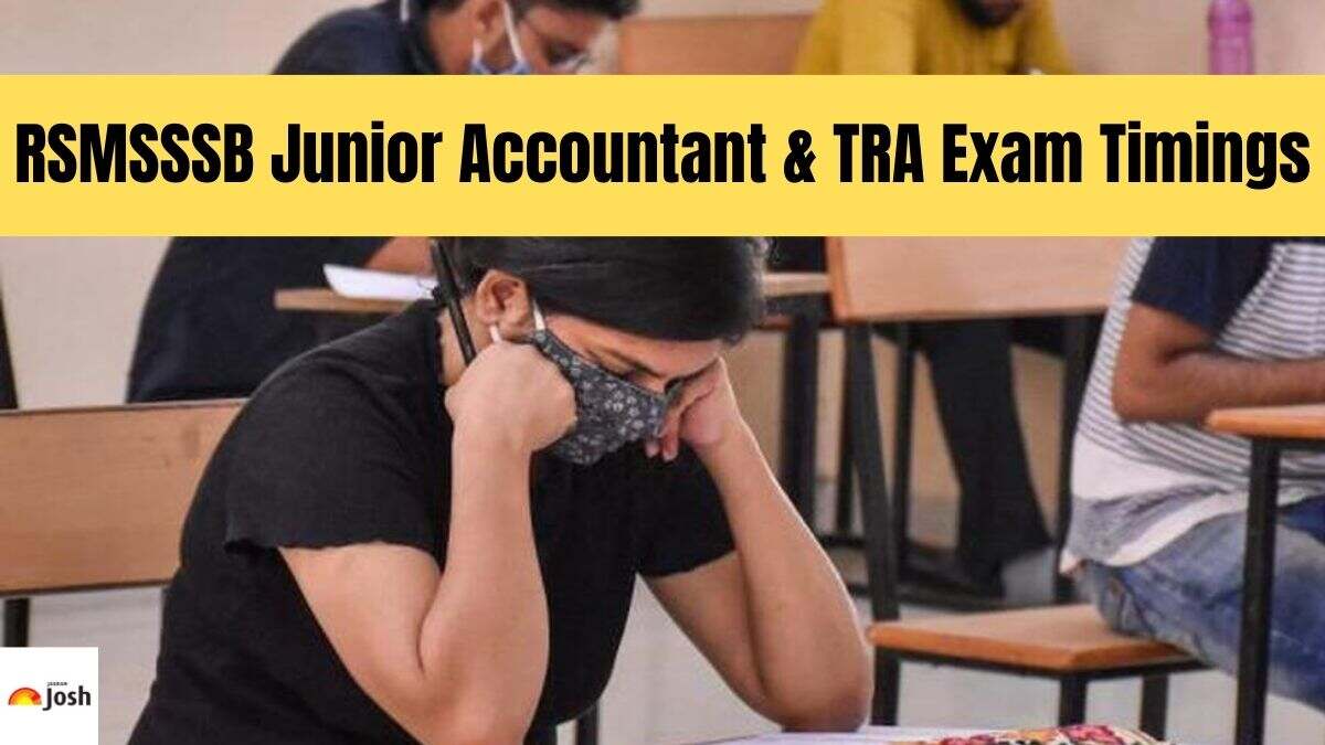 RSMSSB Junior Accountant 2024 Exam Timings: Check Time Table & Duration