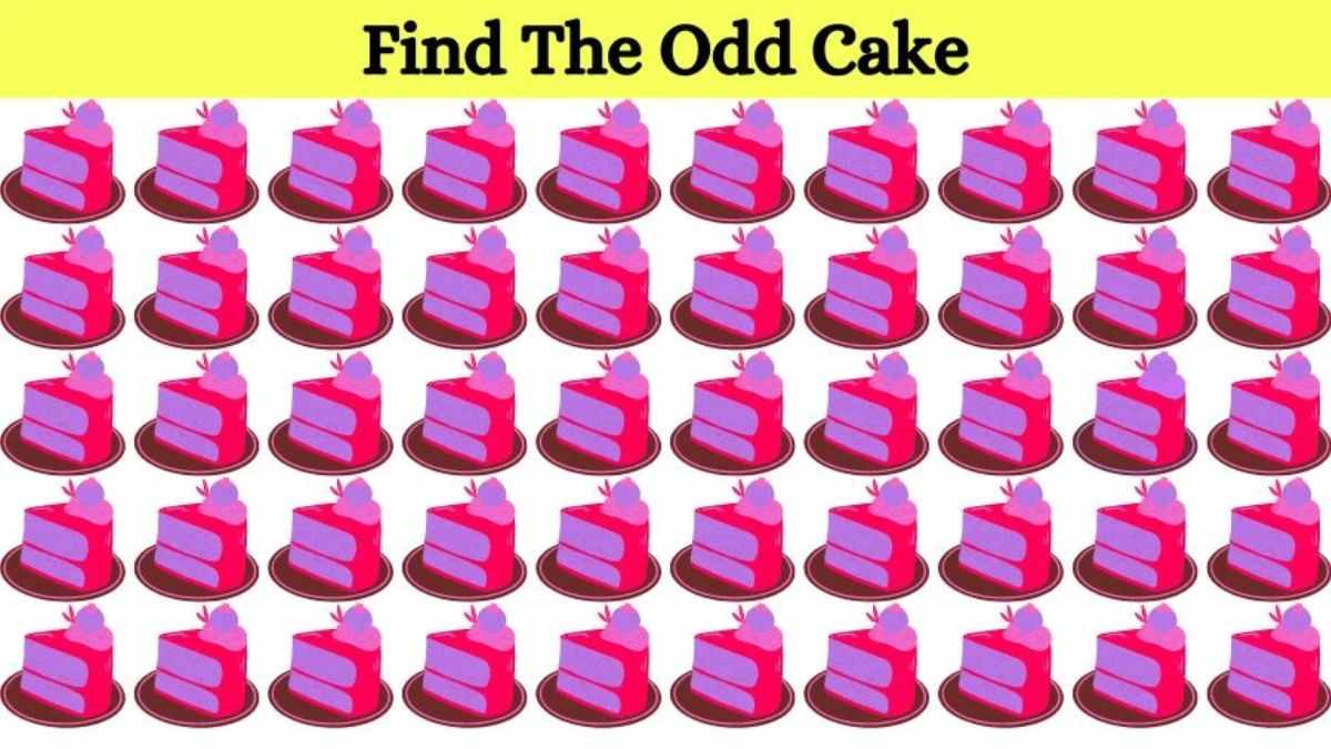 Use Your Keen Observation To Spot The Odd Cake In 11 Seconds!