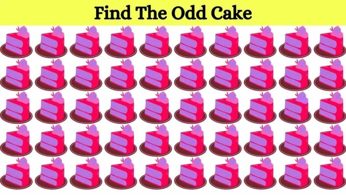 Can You Spot The Odd Cake?