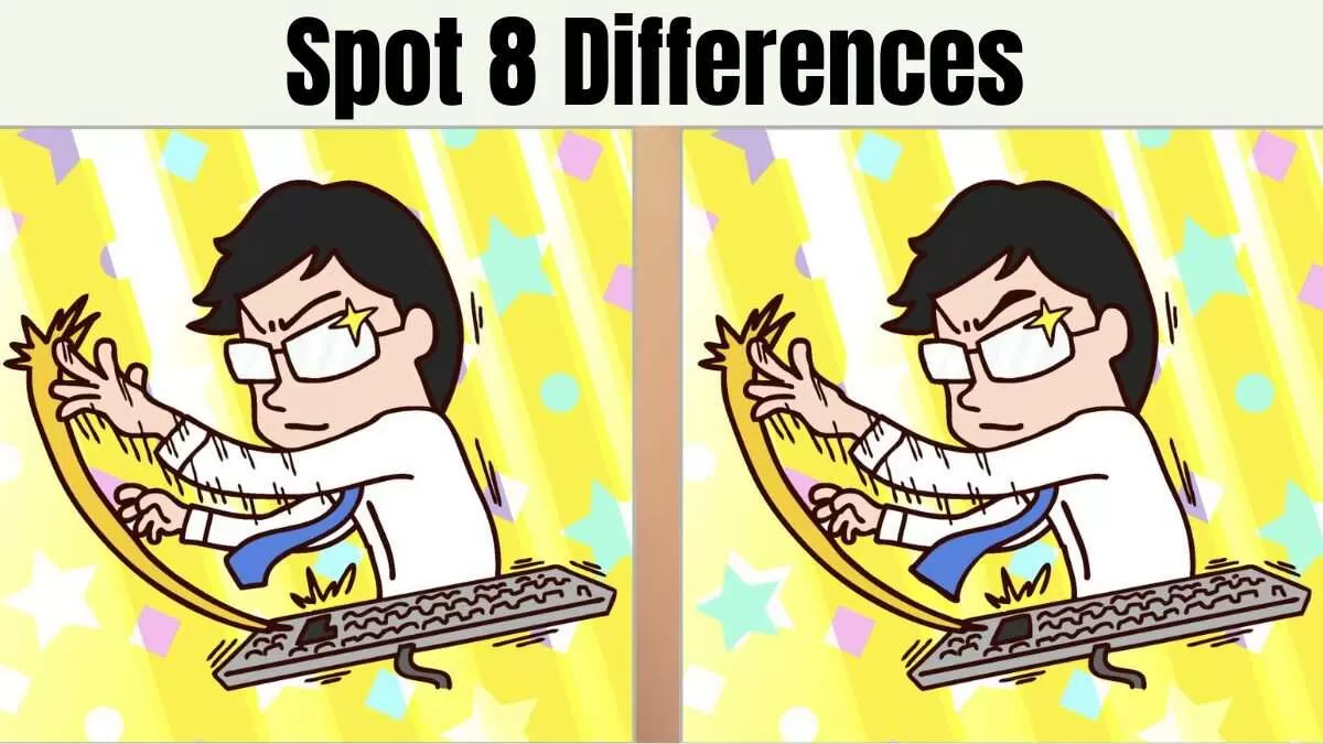 Spot 5 Differences Within 11 Seconds