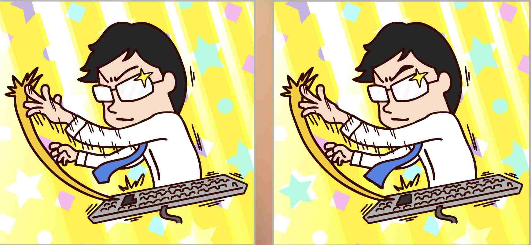 Spot 5 Differences Within 11 Seconds