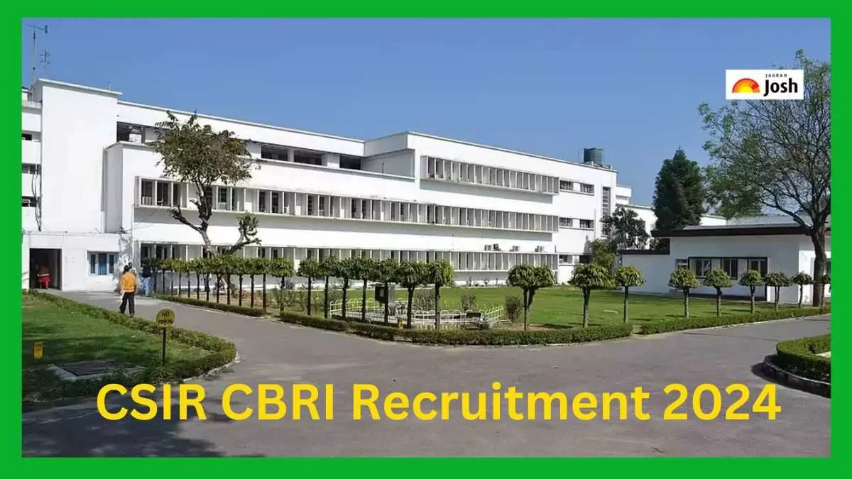 CSIR CBRI Recruitment 2024: तकनीकी सहायक के 24 पदों के लिए सीएसआईआर सीबीआरआई भर्ती 2024 अधिसूचना पीडीएफ यहां से प्राप्त करें।