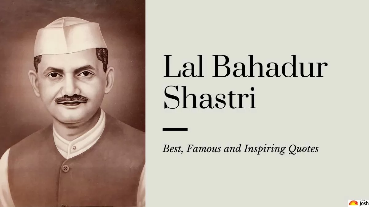 Lal Bahadur Shastri Quotes: Best, Famous, Success Quotes by Dr. Lal ...